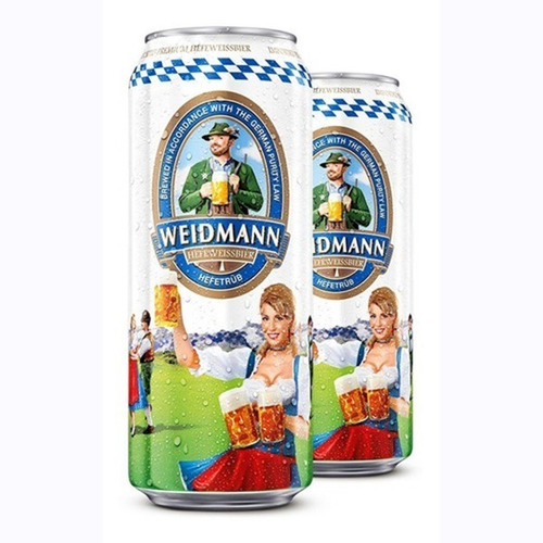 Cerveza Rubia 500 Ml Cerveza Alemana Weidmann Hefetrub