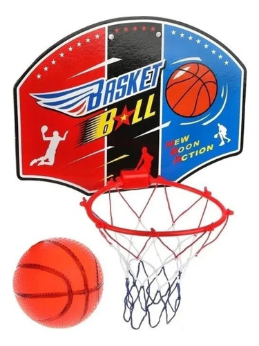 Cesta De Basquete Infantil Mini Tabela Brinquedo Com Bola