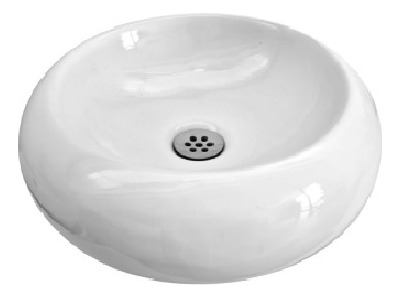 Lavamanos De Sobreponer Blanco Fortuna Elegante 36cm