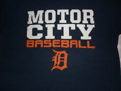 Imagen 2 de 3 de L Remera Beisbol Detroit Tigers Mlb Talle M Algodon Art 3795
