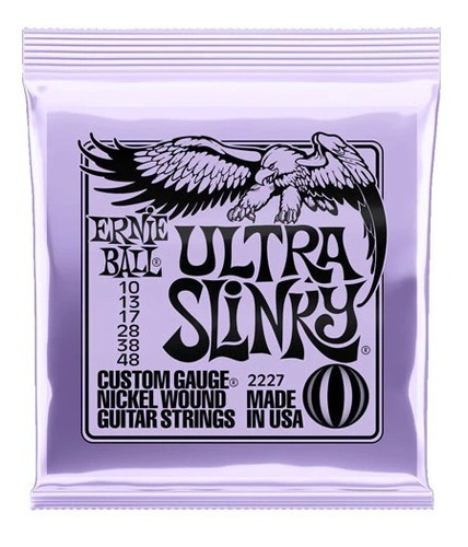 Ernie Ball 2227 Set Cuerdas Guitarra Electrica Slinky 10-48 