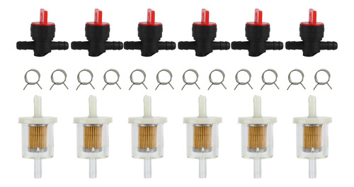 Kit De Abrazaderas De Válvula De Cierre Del Filtro Del Carbu