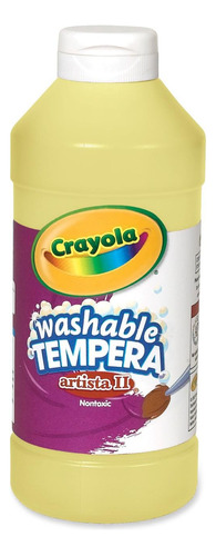 Crayola Artista Ii - Pintura Al Temple Lavable, Color Amari.