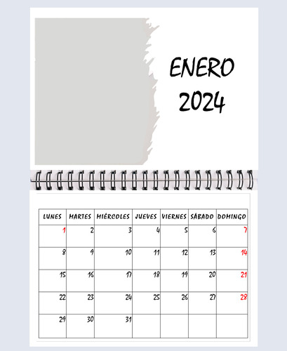 Calendario Colgante Personalizable