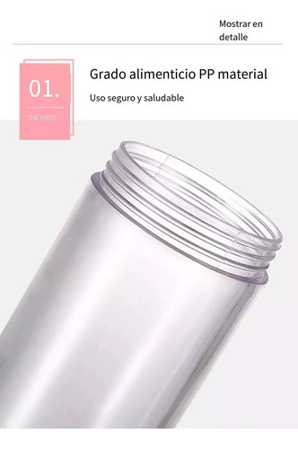 Mini Licuadora Portátil Usb Recargable 380ml Juice Blender A