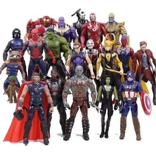 Muñecos Marvel Avengers Articulados Thanos Hulk Spiderman