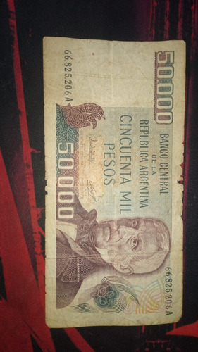 Billete 50000 Pesos Republica Argentina