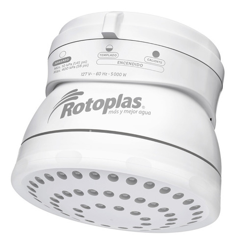 Regadera Eléctrica Rotoplas 5000 W (310841) Color Blanco