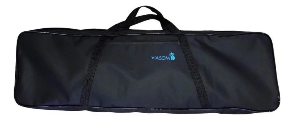 Capa Bag Teclado Casio Cts200 Cts300 Viasom C5s C/ Alça Cor Preto