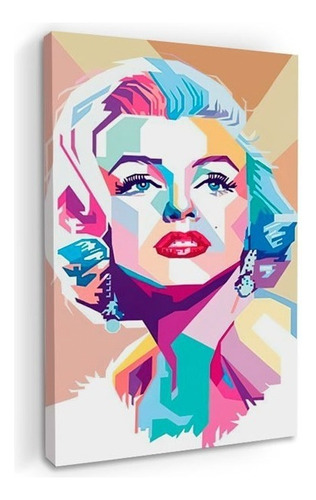 Cuadros Popart Tipo Oleo En Canvas Artistíco Color Marilyn-monroe6