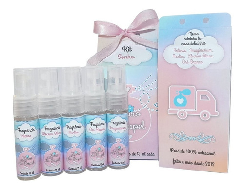 Sonho Kit Com 5 Perfumes De 15 Ml Perfume Para Papel