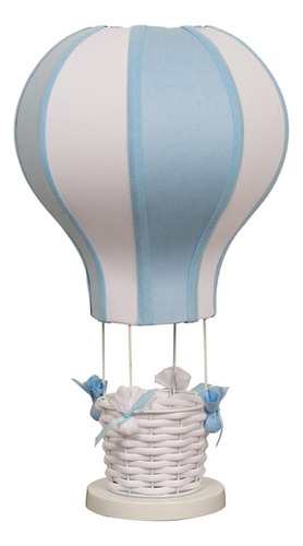 Abajur Balão Azul 23cm - Quarto Infantil