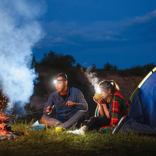 Sonheo® Lámpara Cabeza De Inducción Led Campamento Linterna Minera Luces Cabeza Iluminación Portátil Recargable Usb Faros Caza Potente Luz Cacería Con Sensor