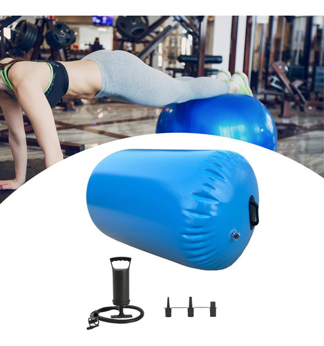 Rodillo De Aire Para Gimnasia, Barril, Esterilla De 0.9mx1m