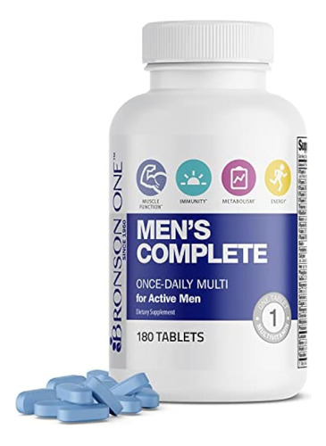 Bronson One Daily Mens Complete Multivitamin Multimineral On