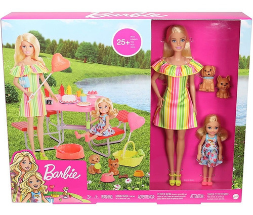 Barbie Picnic De Cachorritos