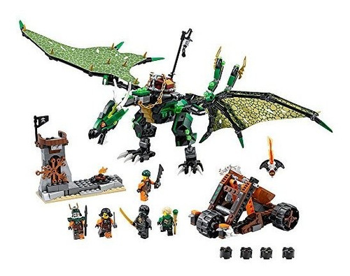 Lego Ninjago 70593 El Kit De Construccion De Dragon Verde Nr