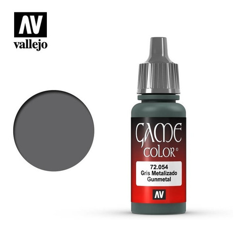 Imagen 1 de 2 de Game Color 17ml.054-gris Metalizado