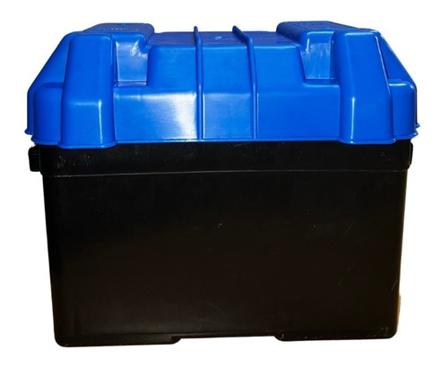 Imagen 2 de 6 de Cajon Porta Batería Reforzado Azul