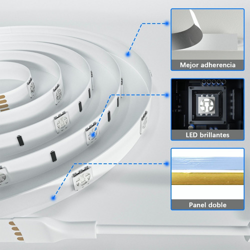 . Tira De Luces Led Bluetooth 30m Rgb Luces Led For Cuarto