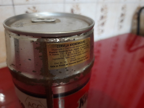 Lata De Cerveja Kronenbourg Fabricado Em 01/1996 - 1000ml. (Usado)