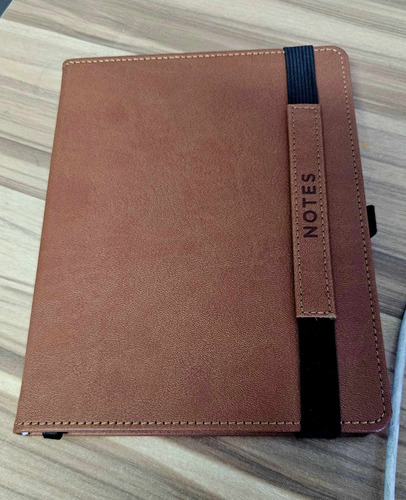 Libreta Diario En Tapa Dura Notas Pen+gear Tipo Vinipiel *sk