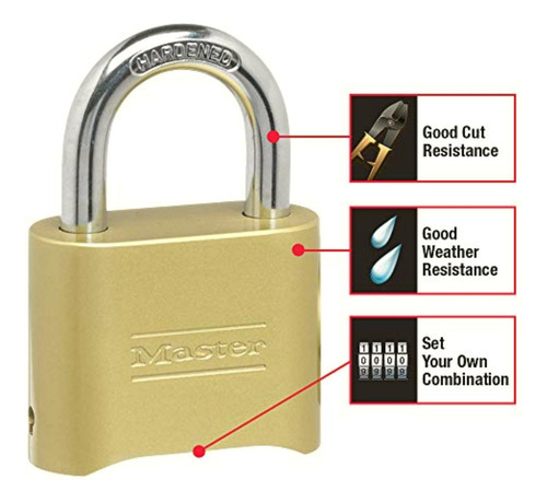 Master Lock Cerradura De Combinación, Candado Para