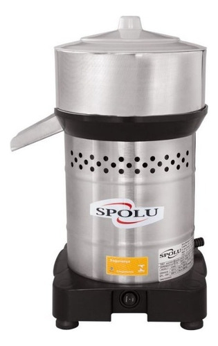 Espremedor De Frutas Grande 200w Bivolt Spolu Cor Prateado/preto 110v/220v