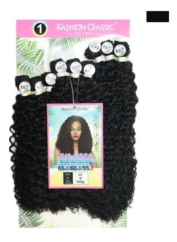 Kit 6 Cabelos Cacheado Bio Fibra Fashion Line - Bio Vegetal