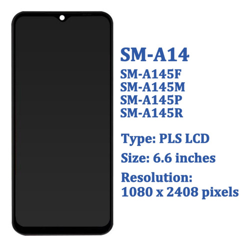 Tela De Toque Lcd Para Samsung Galaxy A14 4g A145m