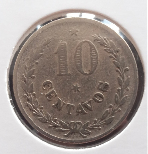 Colombia Moneda De 10 Centavos Lazareto Año 1921