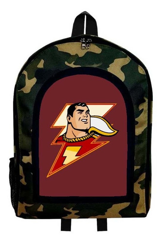 Mochila Camuflada Shazam Nueva Colección Modelo 10