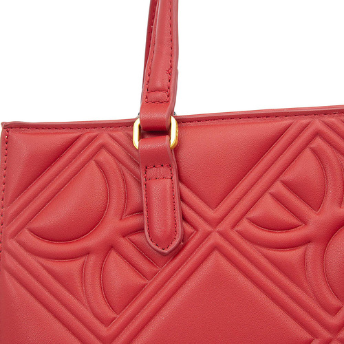 Bolsa Satchel Cloe Yaxim Grande Color Rojo