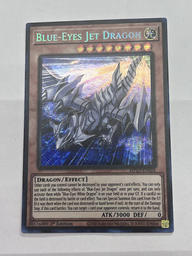 Secret Yugioh Blue Eyes Jet Dragon