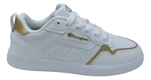 Tenis Para Mujer Champion Lore Cas10431w White/gold 22/25cm