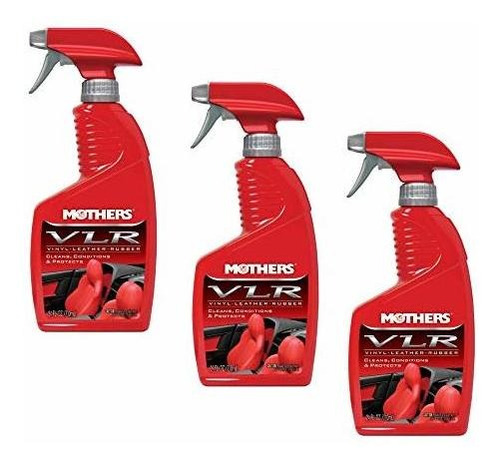 Mothers 06524 Vlr Vinylleatherrubber Care, 24 Oz - 3 Unidade