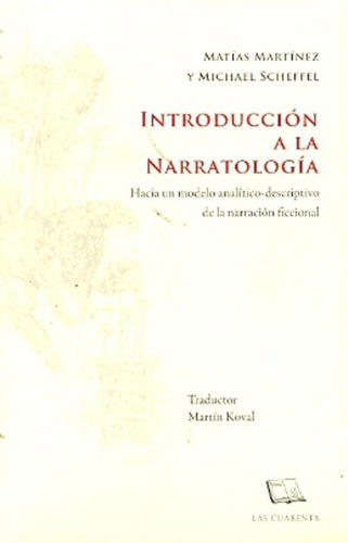 Introduccion A La Narratologia - Martinez, Scheffel