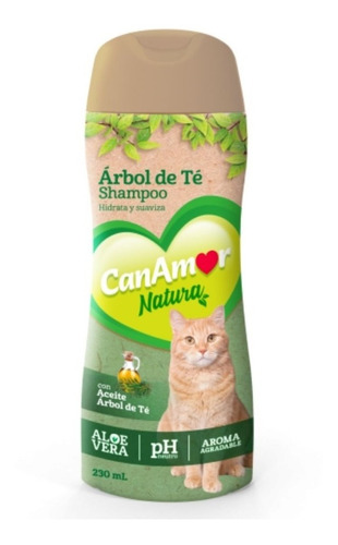 Shampoo Árbol De Te Canamor 230ml Gatos