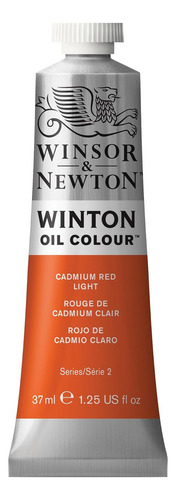 Pintura Oleo Winsor & Newton Winton 37ml 1 Pieza Óleo Rojo Cadmio Claro