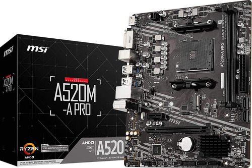 Placa Msi A520m-a Pro Socket Am4