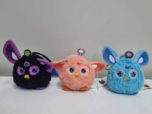 3 Pelúcias Furby Conect Coleção Mc Donalds 2017.