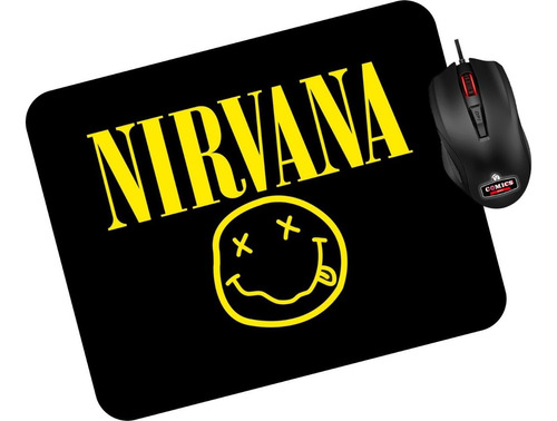 Mouse Pads Nirvana Pad Mouse Trc Color Negro