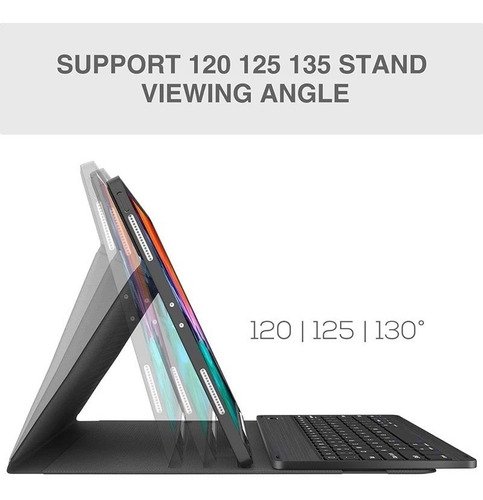 Imagen 5 de 8 de Funda Teclado Esp + Touchpad Para iPad Air 5 10.9 (2022) M1