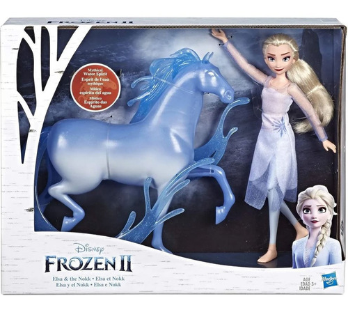 Muñeca Elsa Y Su Caballo Nokk De Frozen Ii