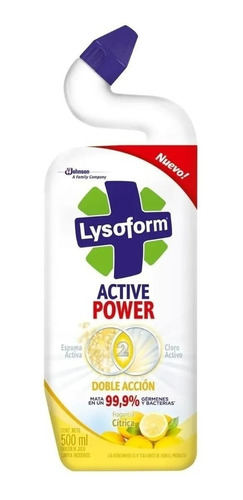 Lysoform Active Power Citric Para Inodoros 500 Ml 3 Unidades