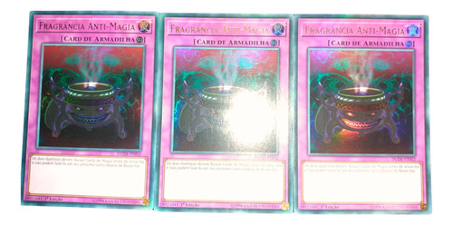 Yugioh - 3x Anti-spell Fragrance Ultra Em Português 