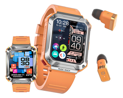 Smartwatch Reloj Inteligente Bluetooth Con Auriculare 1.96