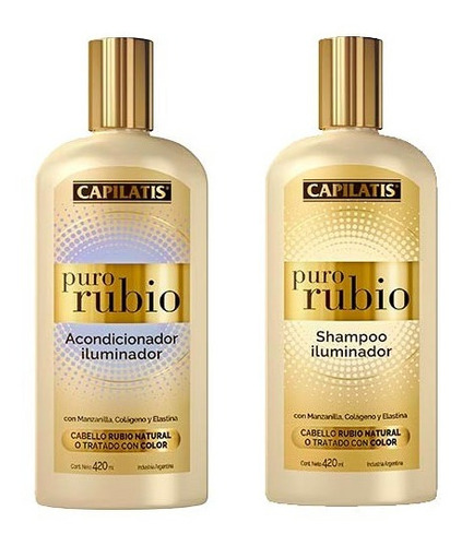  Capilatis Sh. Puro Rubio+ac. Pack [420+420ml