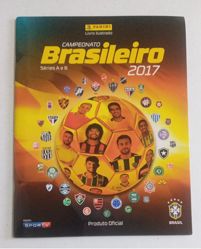 Álbum Completo Brasileirão 2017 Figurinhas Soltas P/ Colar