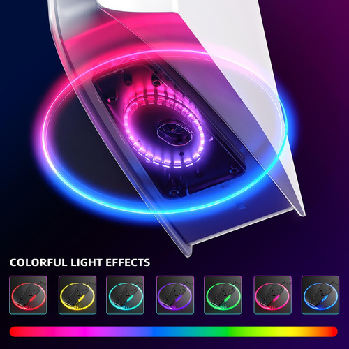Soporte Vertical Para Consolas Ps5 Con Luces Rgb 7 Colores